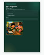Finanzführerschein für Kinder | Softcover A4 | Geld verstehen und sparen lernen | Workbook mit Lian und SparChamp, 8–12 Jahre