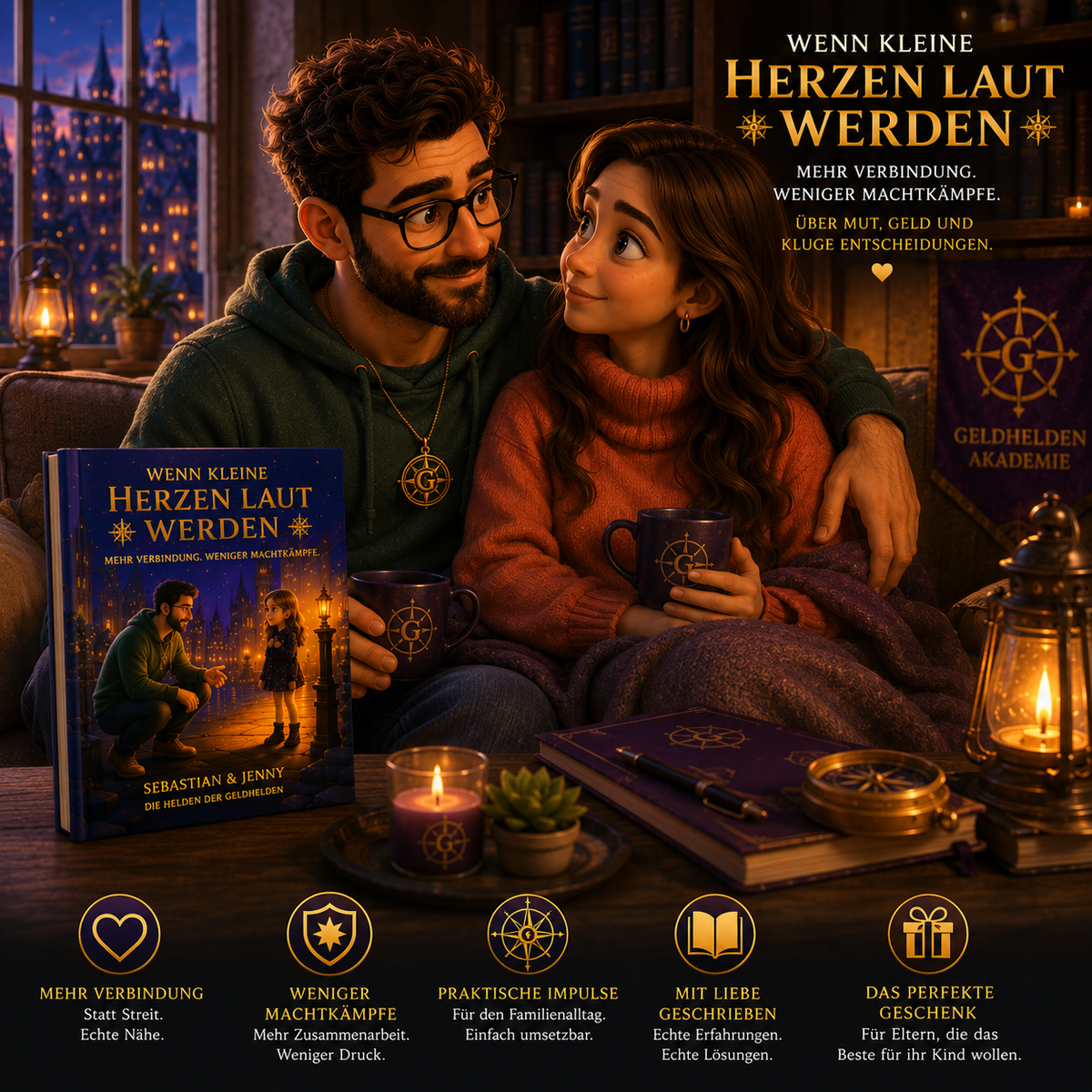 Wenn kleine Herzen laut werden | Premium Hardcover